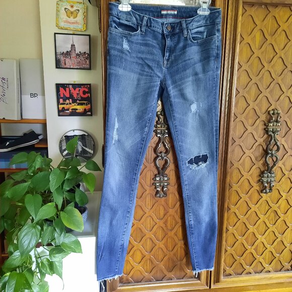 Tommy Hilfiger Skinny Denim Legging Jeans - Midwash size 4 - Picture 1 of 15